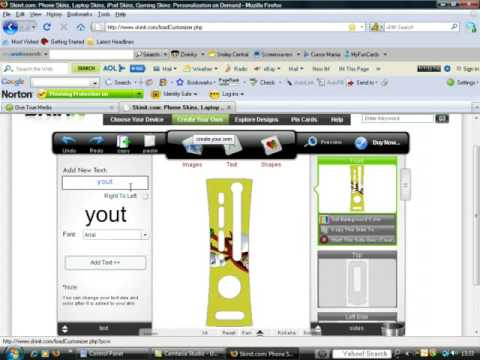 How to create Xbox360/PS3/Nintendo Wii (skin)