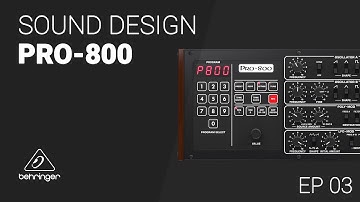 Making sounds with PRO-800 Behringer - Sound design tutorial - Episode 03