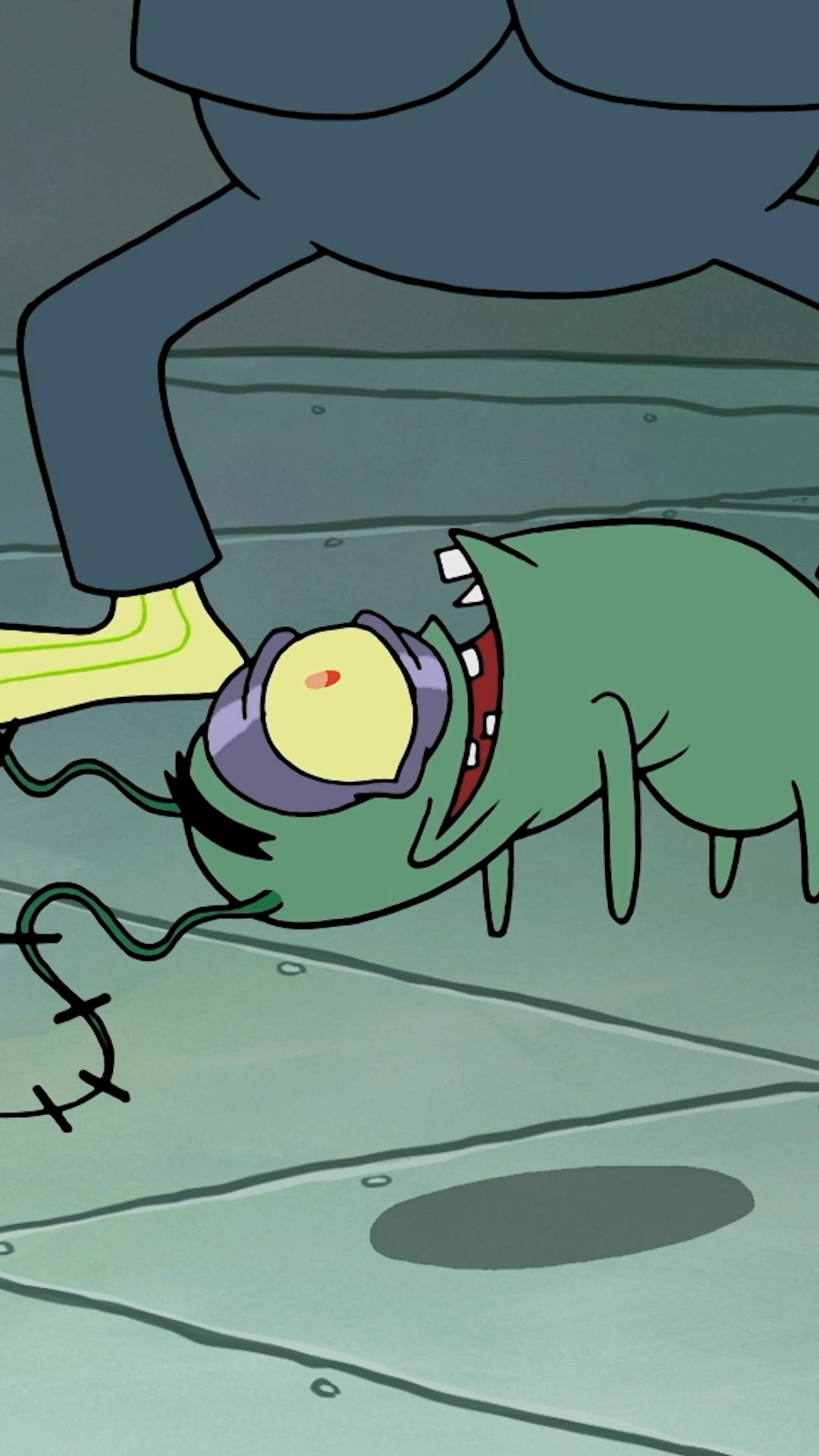 People walk ALL OVER Plankton ? | SpongeBob #shorts