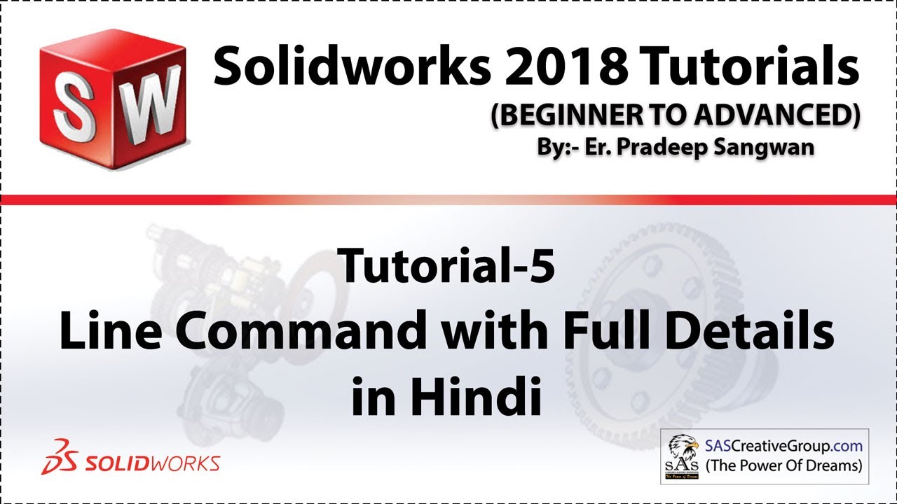 Solidworks Tutorial 5: Line Command with Full Details | Hindi & Urdu ...