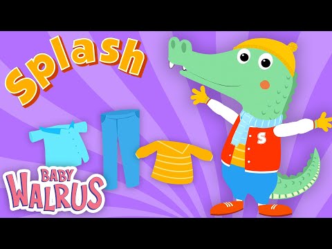 Mes amis les animaux -Apprenez les vêtements avec Splash |Sére éducative pour les bébés de 0 à 2 ans