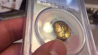 Numismatic Silver: Rainbow Toned Mercury Dime 🌈