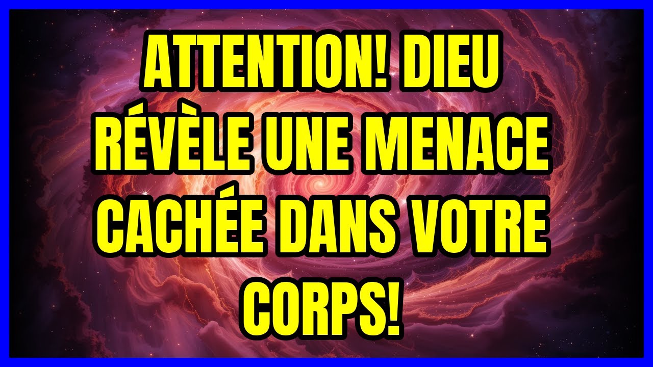 ATTENTION! DIEU RÉVÈLE UNE MENACE CACHÉE DANS VOTRE CORPS!