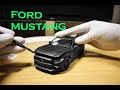 Unboxingdiecast 2015 mustang noir mat 124 welly moul sous pression