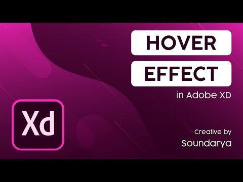 Hover effect in adobe XD | Learn Adobe XD | UI Design