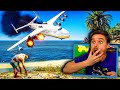 In GTA 5.. Plane CRASHES on HORROR island!