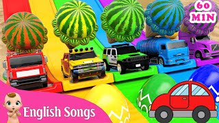Bus Safety Song🚗 & If You’re Happy| Melon-Shaped Ice Cream| Nursery Songs & Children's Songs