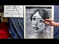 Oil painting  portrait day 9 op1690-9  [LIVE]--  "Contemporary art"