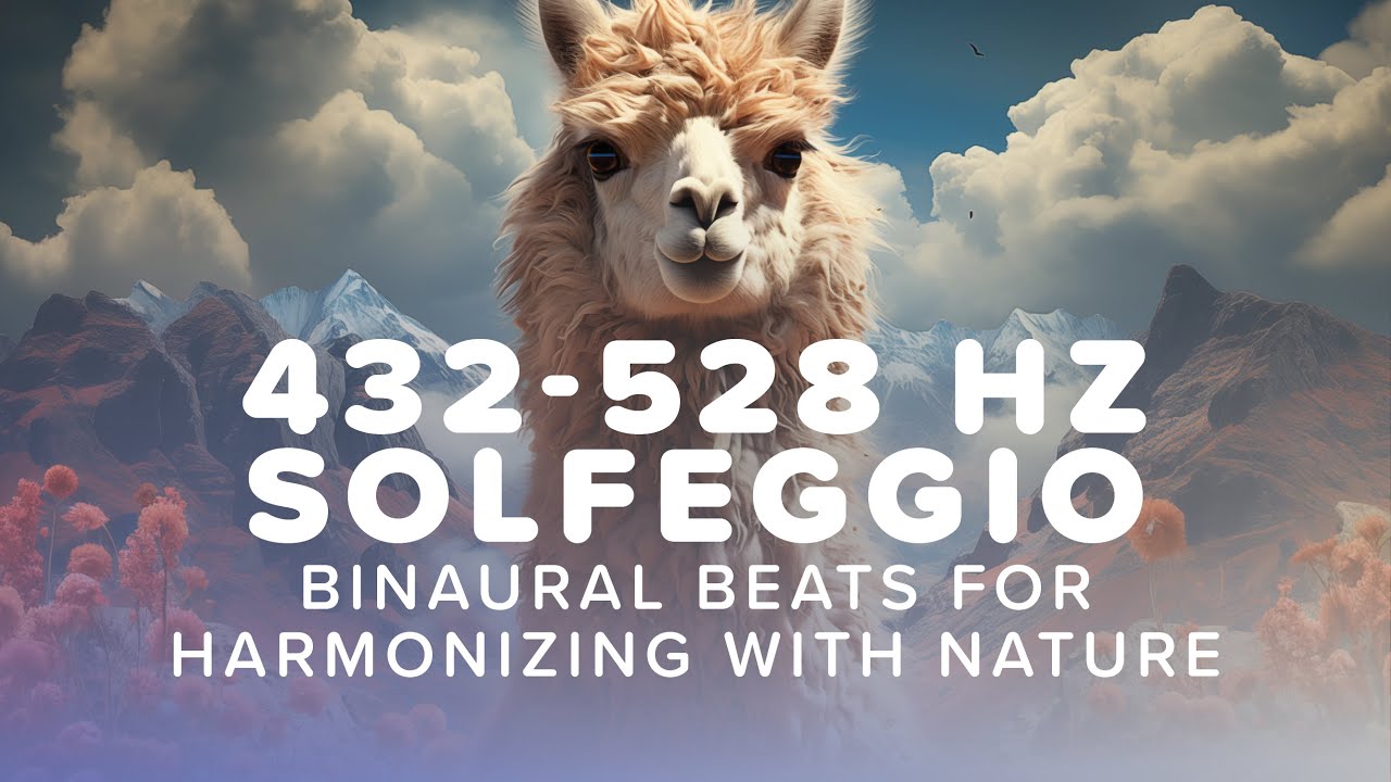 Harmonise with Nature| 432-528 Hz Solfeggio | Llama Spirit Animal