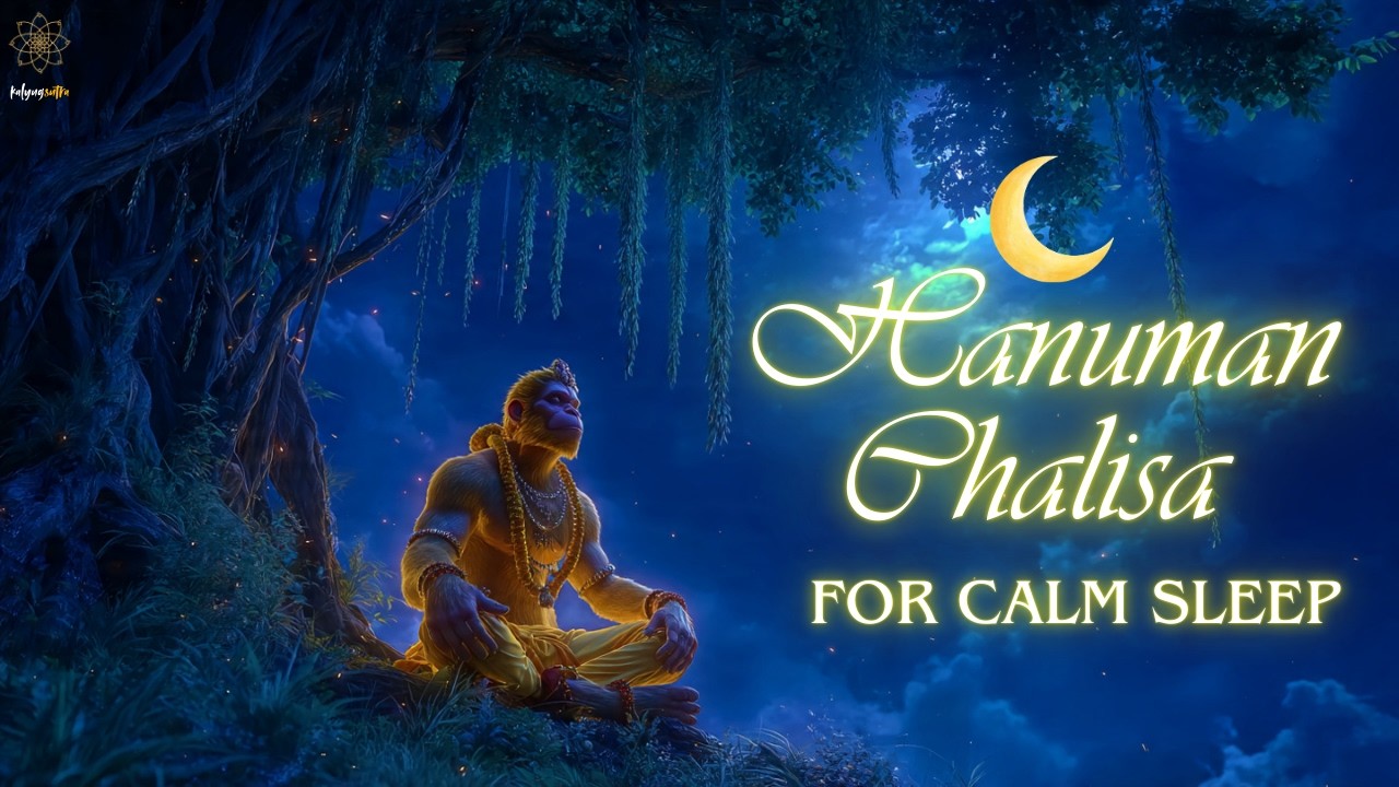 Hanuman Chalisa for Deep Sleep & Anxiety Relief | Night Prayer for Calm Mind