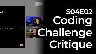 Celebrity Coding Challenge Submissions Critique: S04E02 Blackjack Part 1 Profile