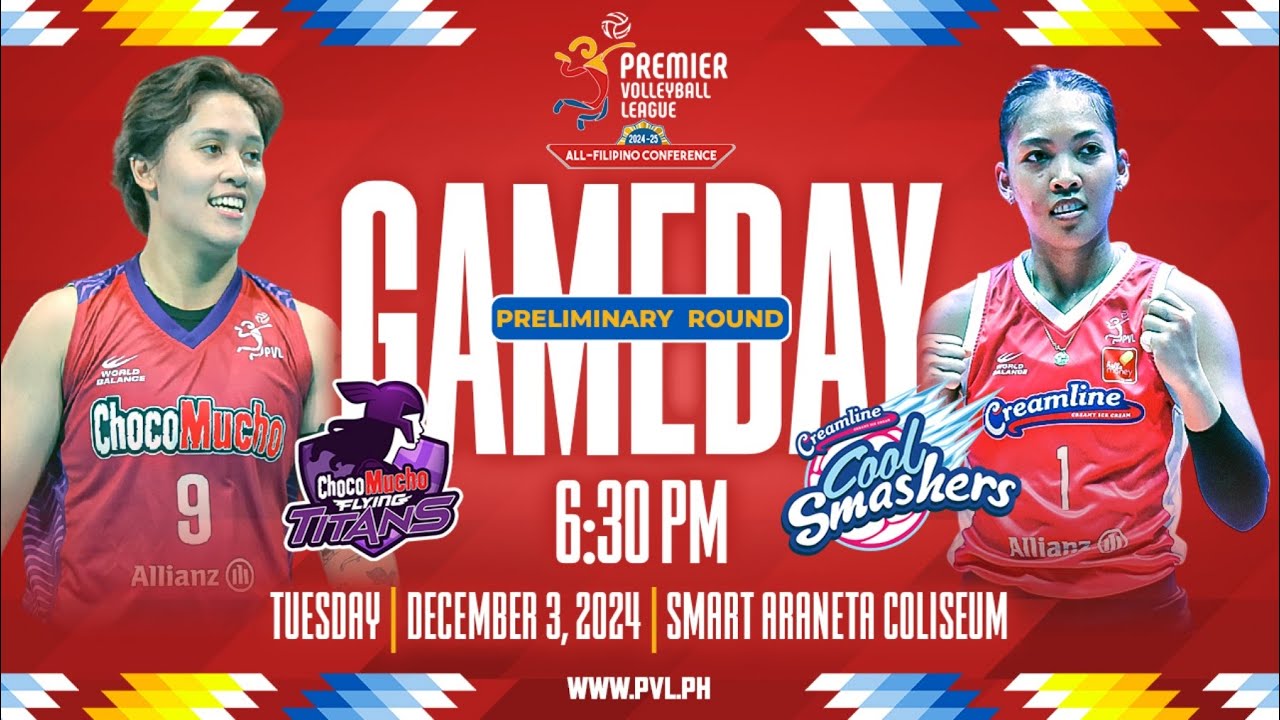 CHOCO MUCHO vs. CREAMLINE - Full Match | Preliminaries | 2024-25 PVL All-Filipino Conference