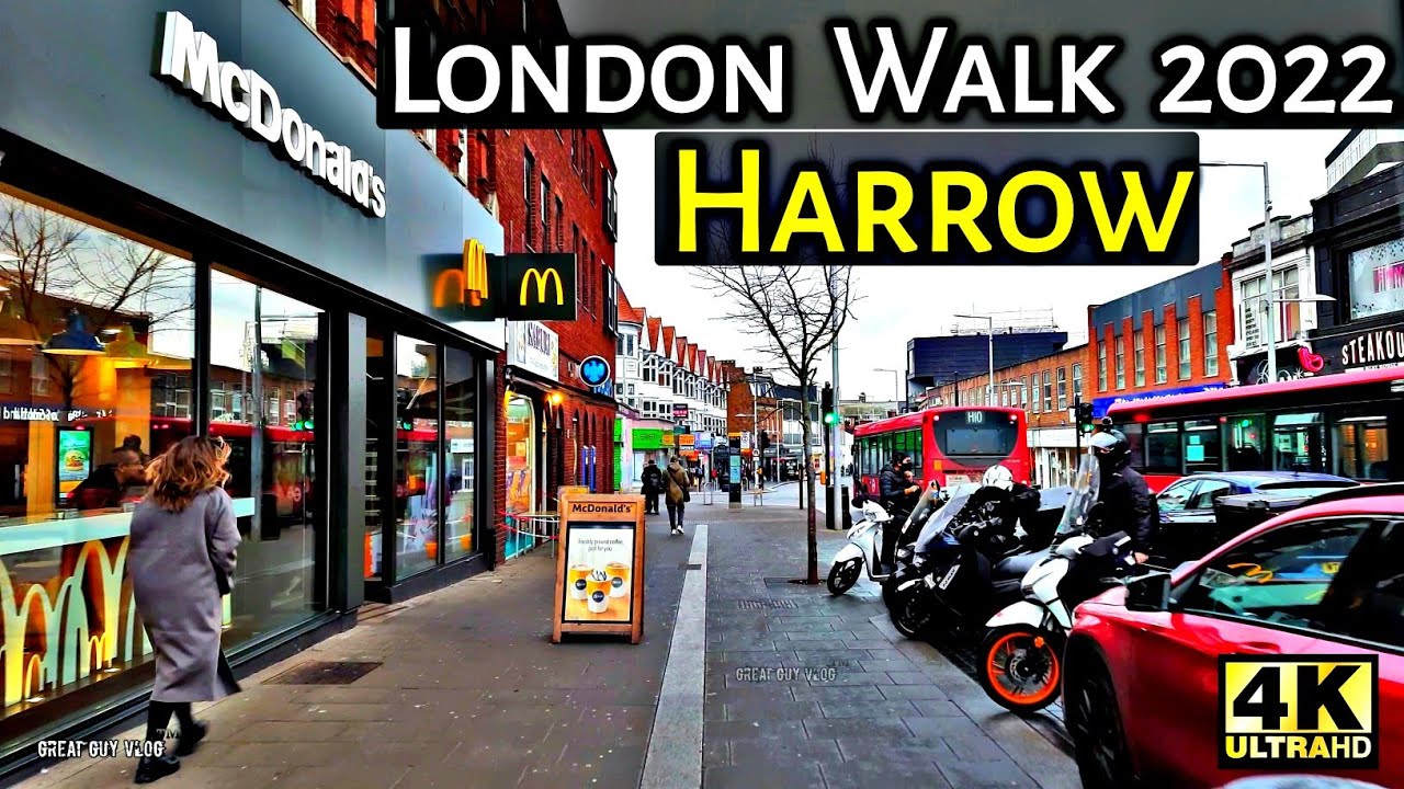 🇬🇧London City Walk 2022 Harrow Town Centre||London Walking tour||Great Guy Vlog