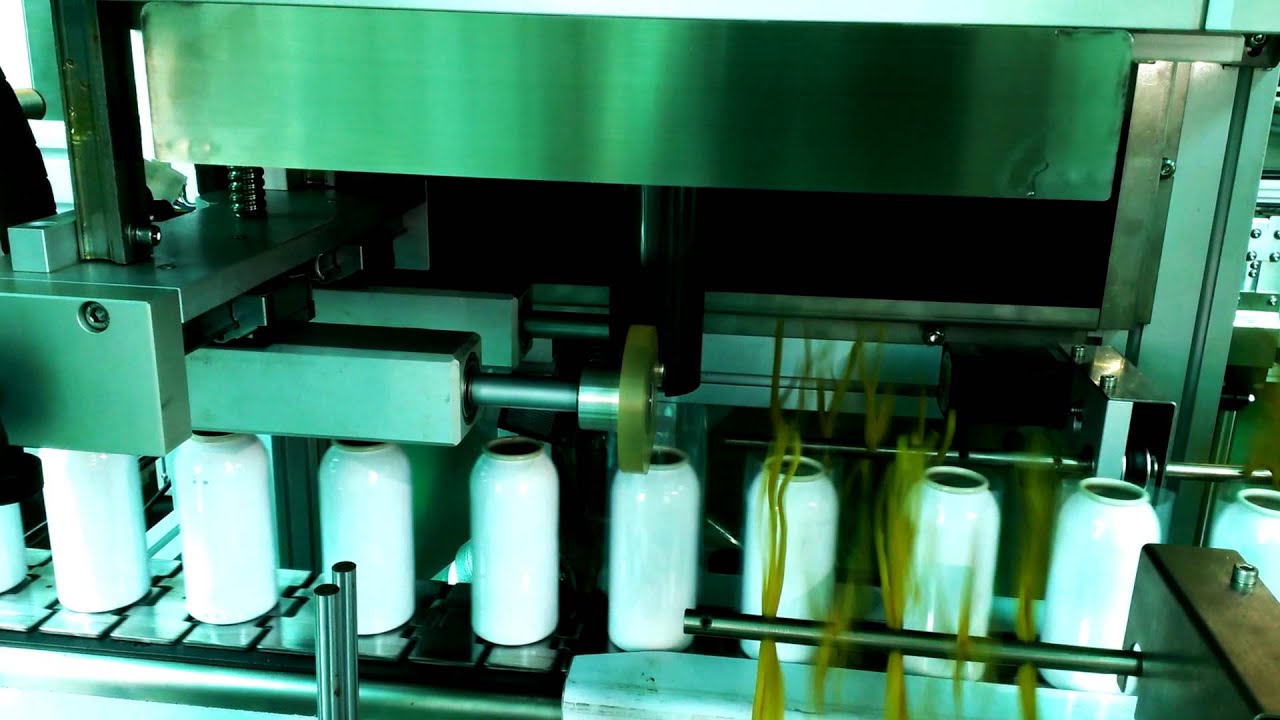 Allenpack Shrink sleeving applicator YouTube