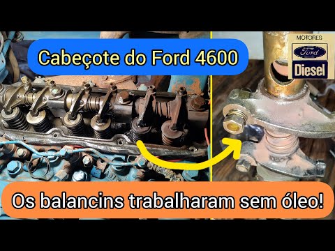 Problema no Cabeçote do Trator Ford 4600 EP-1: Descobrindo um som estranho e balancins danificados