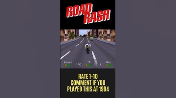 Road Rash Playstation 1 (1994) #shorts