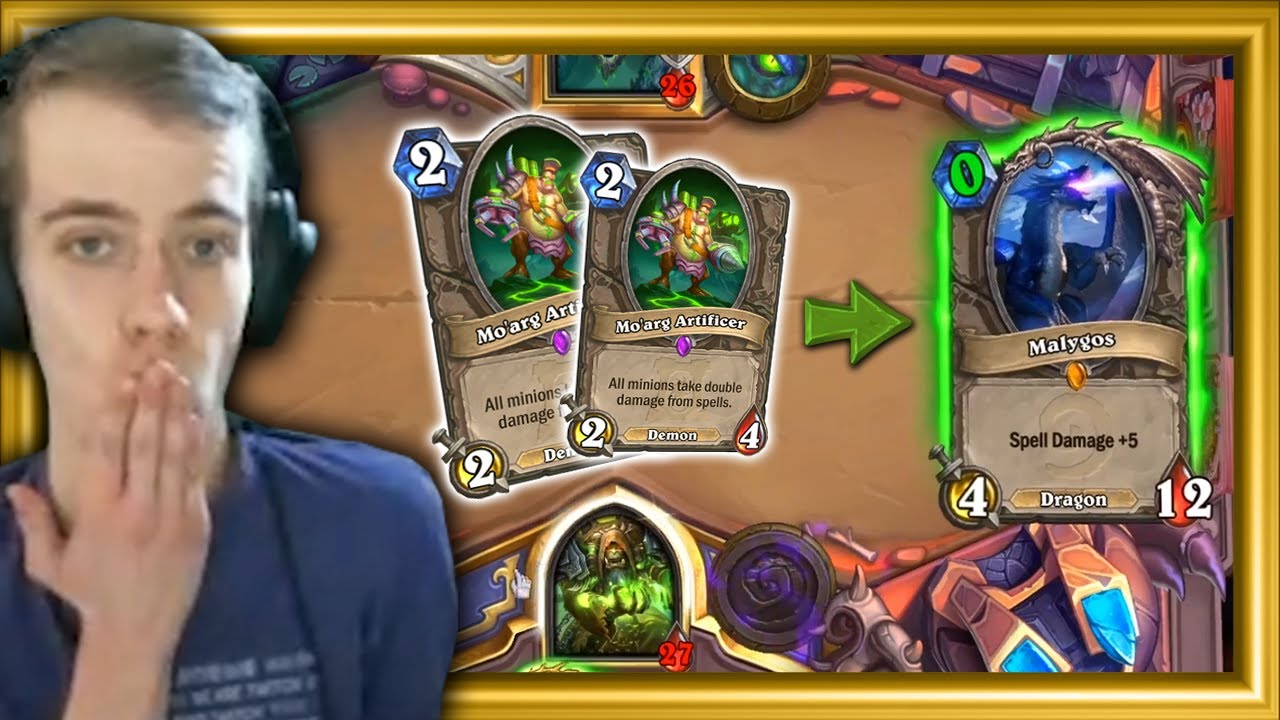 Double Mo'arg + 0-Mana Maly = 36 DMG Combo! (Questlock Can Be Nutty!!)