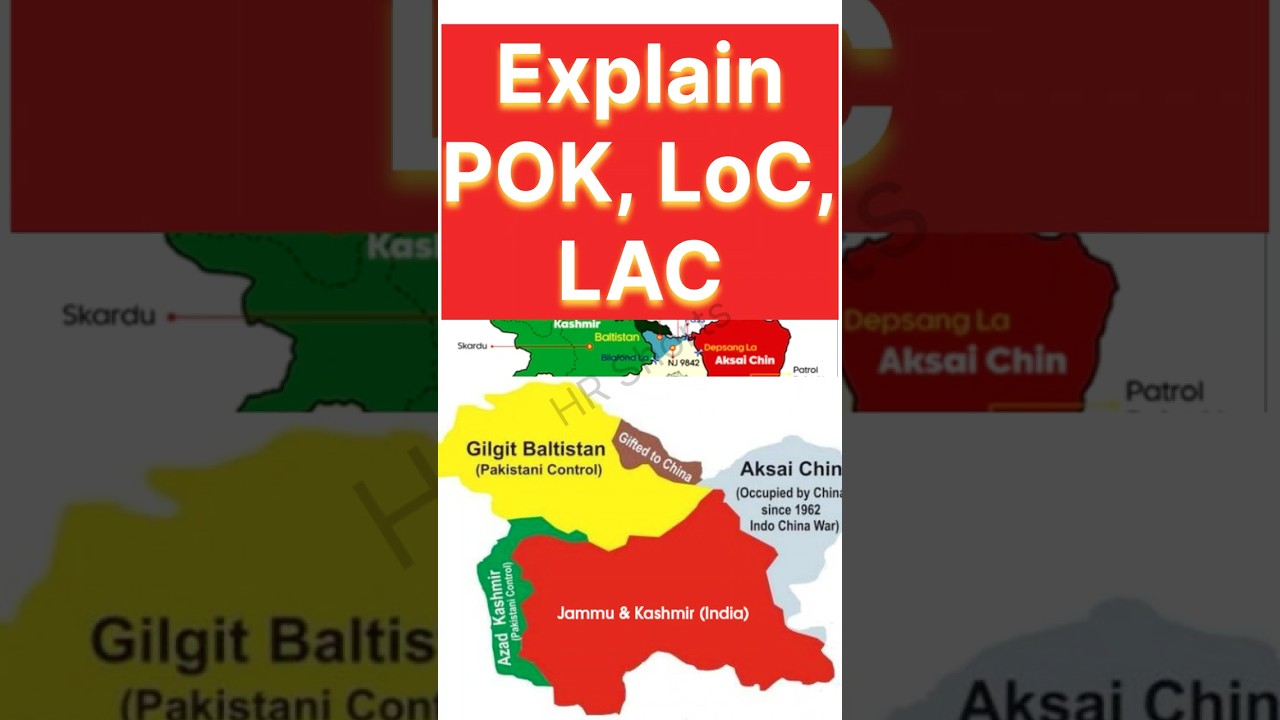 POK, LOC & LAC Explained | POK, LoC & LAC Kya Hai? 