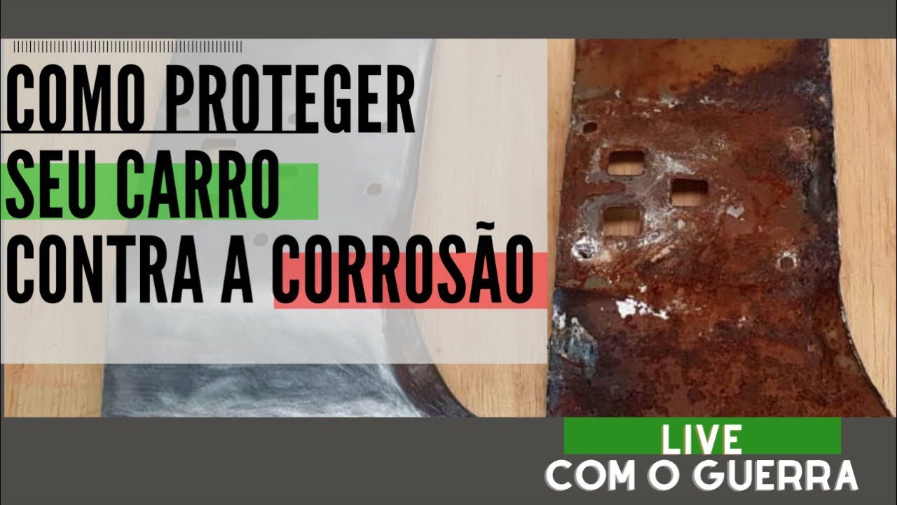 Live como proteger o carro contra corrosão - YouTube