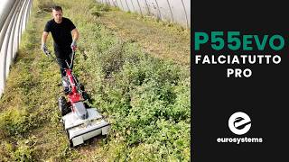 Falciatutto - Deck mower PRO P55EVO | EUROSYSTEMS #sfalcio #serra #orticultura #madeinitaly