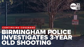 3-year-old shot in Birmingham, police say the gunshot was self-inflicted