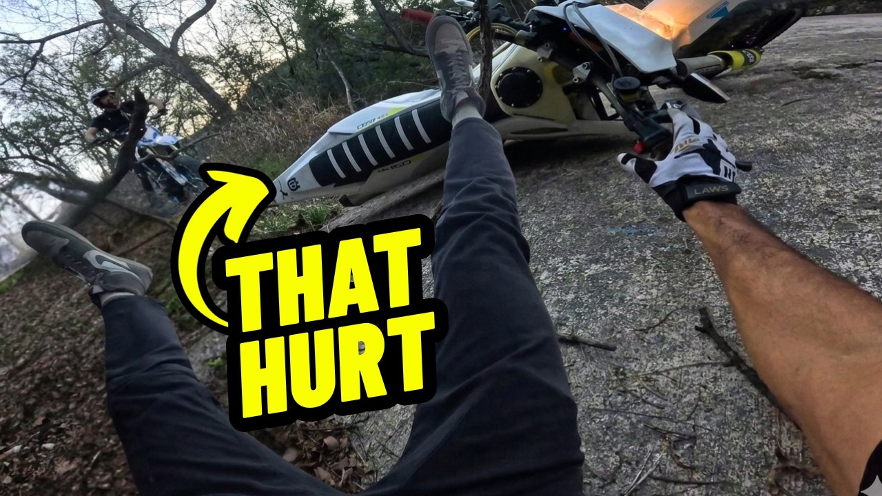 My New Bike Sent Me Flying Over The Bars...