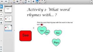 Smart Board Activity on Rhyming words screenshot 4
