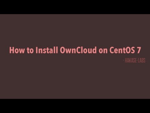 Installing ownCloud witn nginx on CentOS 7