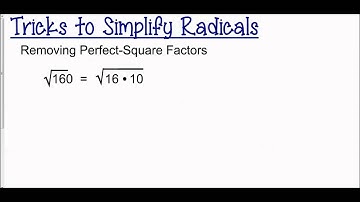 10-2 Simplifying Radicals