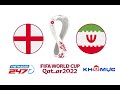 ANH VS IRAN | LƯỢT TRẬN 2 BẢNG B WORLD CUP 2022