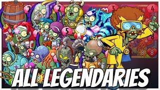 ALL Legendary Cards Challenge - Electric Boogaloo Deck| Plants vs Zombies Heroes Gameplay (8/22)