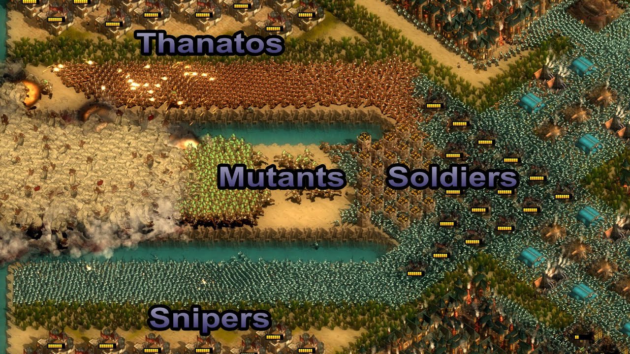 They are Billions - Soldiers and Mutants - Custom Map - YouTube