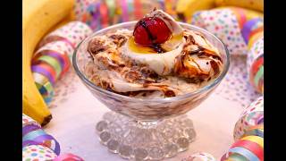 Banana Split Pudding | Easy 🤩 EASY No-Bake
