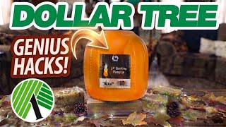 Genius DOLLAR TREE Hacks into High End FALL DECOR!