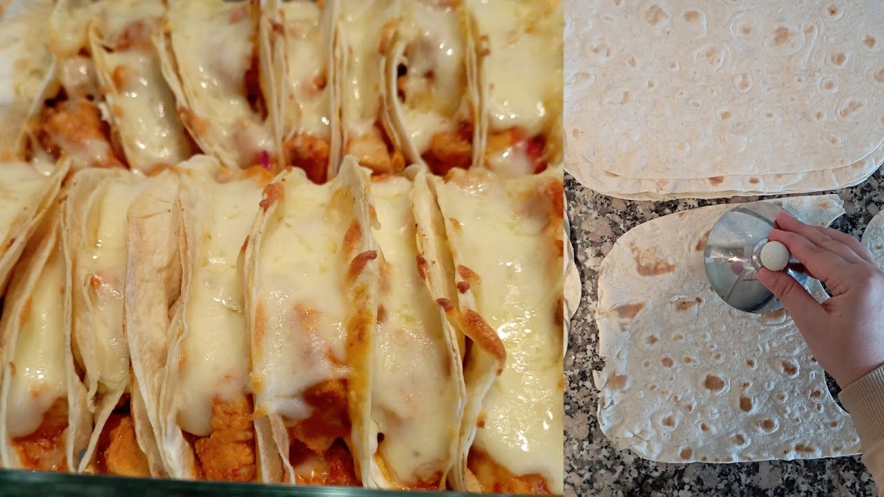 KoLaY TACO tarifi❗Fırında Tavuk TACO❗Lezzetli ve Pratik Yemek