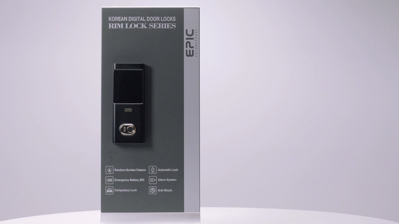 [EPIC SYSTEMS] Smart Digital Doorlock ES-FF731G - YouTube
