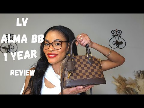 LOUIS VUITTON ALMA BB EPI NOIR, REVIEW & WHAT'S IN MY BAG