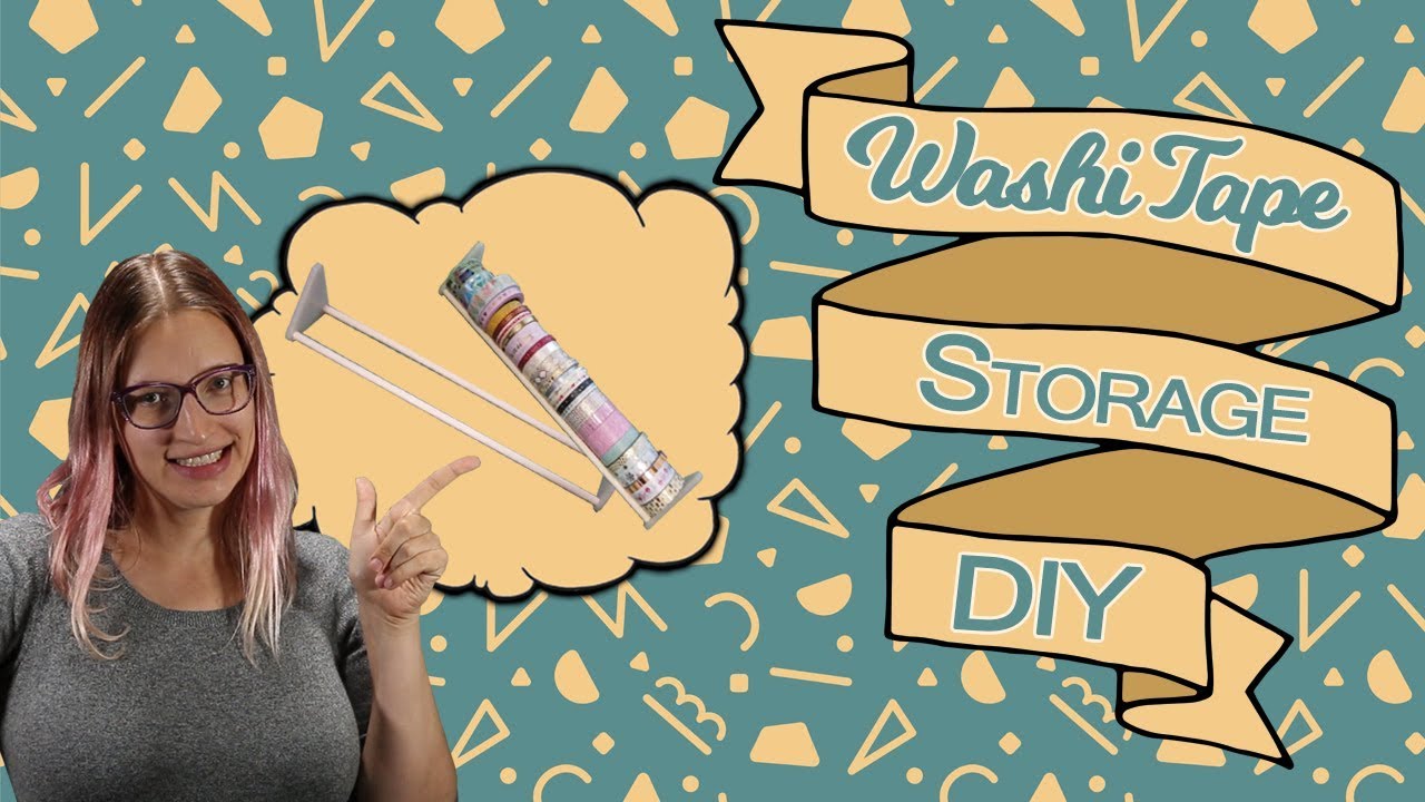 CREATING WASHI TAPE STORAGE #storage #storagesolutions #washitape