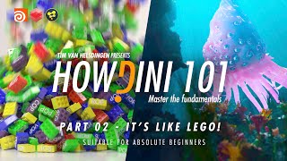 Learn Houdini: Howdini101 - 002 - It's like lego!