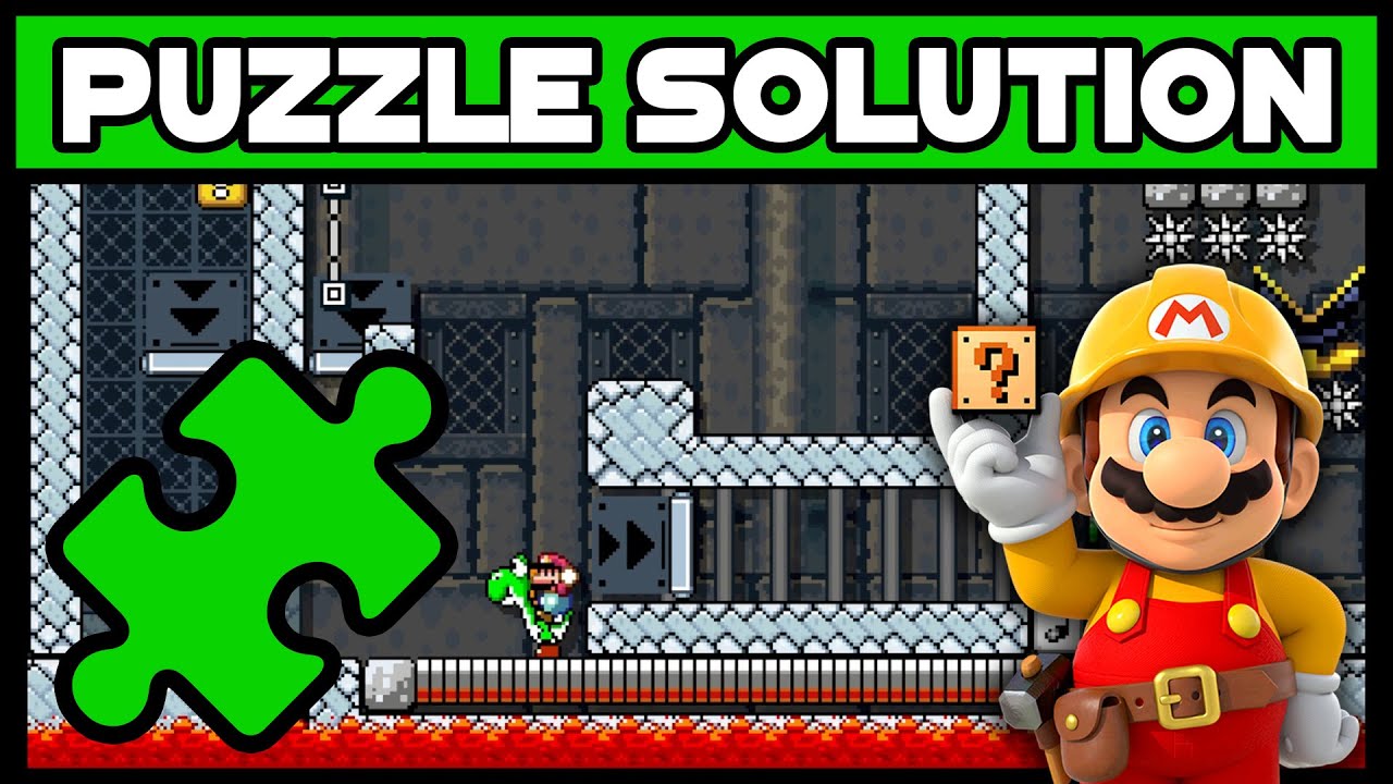 Super Mario Maker - One Screen Puzzle Walkthrough [#10] - Yoshi Squared ...