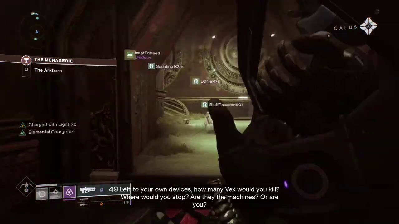 Heroic menagerie d2 showcase the arkborn