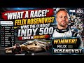 “WHAT A RACE!”: Felix Rosenqvist Wins the Closest Indy 500 Finish in History | 2026 Indy 500