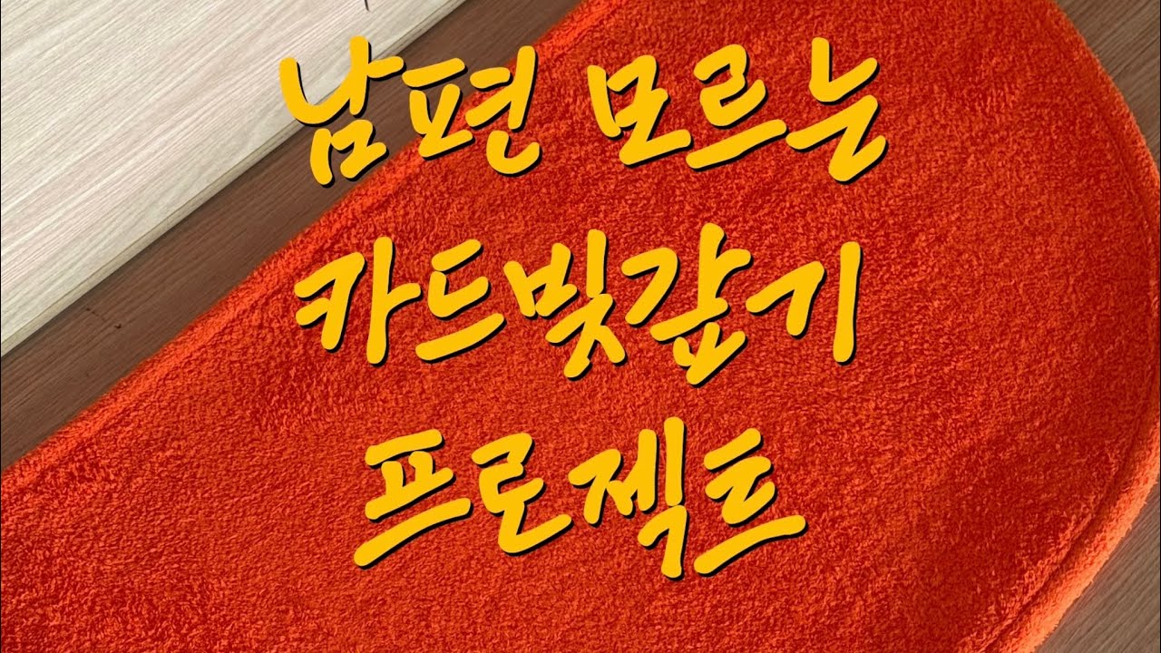 [남편모르는 카드빚갚기] 11월 2주차 / 1700만원 리볼빙 식비절약으로 갚기