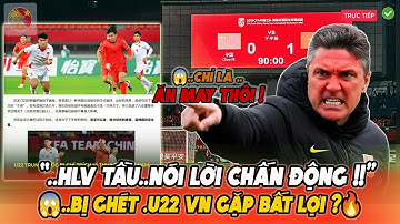 😤U22 Việt Nam Bị GHÉT: Huấn Luyện Viên U22 Trung Ấm Ức Phát Biểu Gây Sốc, Cầu Thủ Phản Ứng Láo...💥