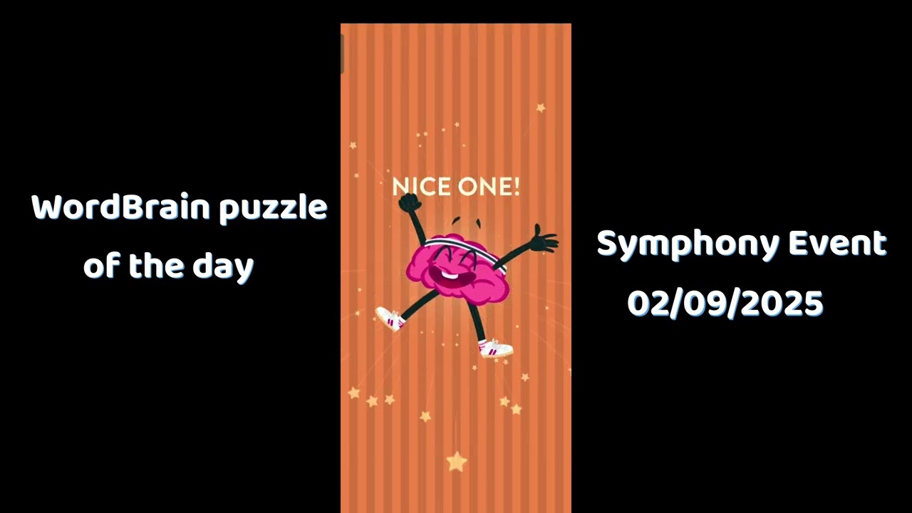 Wordbrain Symphony Event September 02 2025 Answers | Wordbrain Symphony Event 2025