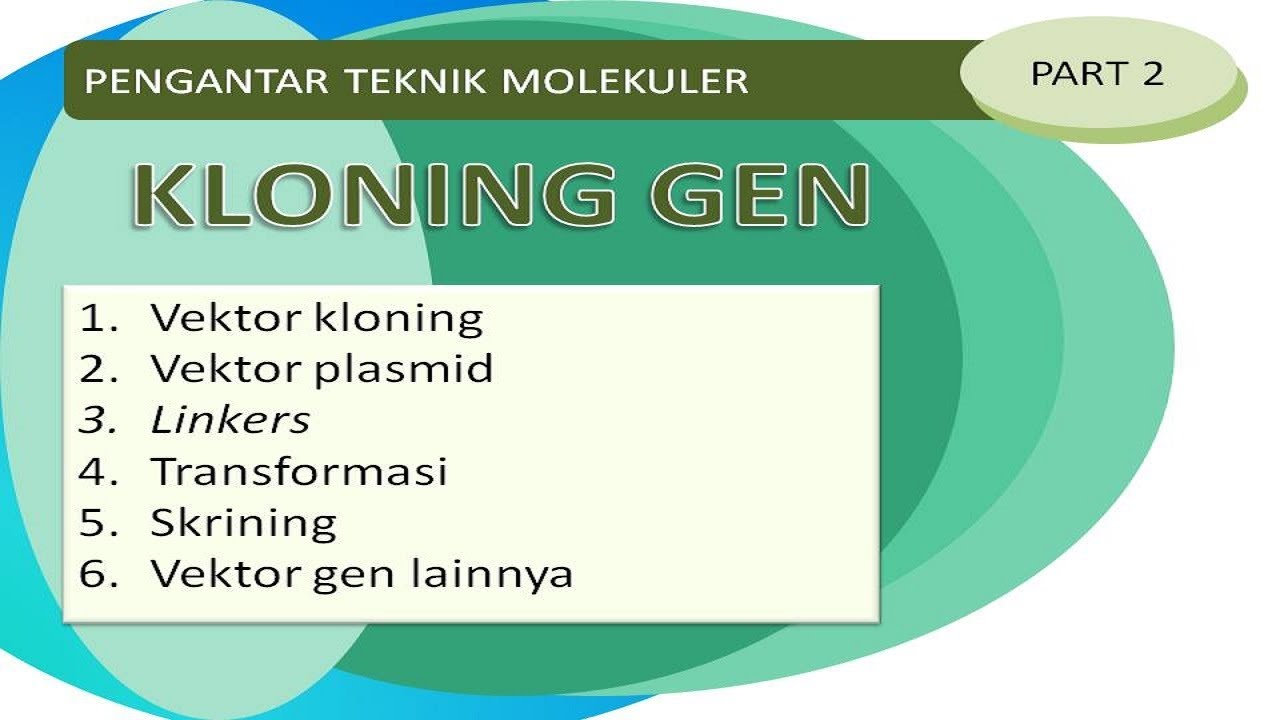 KLONING GEN | Pengantar teknik molekuler part 2 | BELAJAR GENETIKA