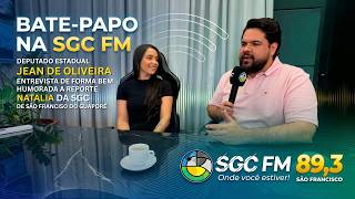 Jean Oliveira entrevista Natália da SGC FM em bate-papo descontraído em São Francisco do Guaporé