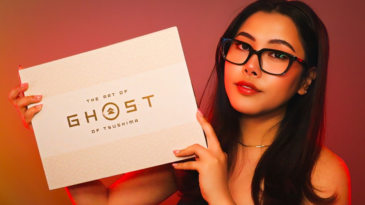 ASMR The Art of Ghost Of Tsushima 🗾 Whispered Reading & Tracing 🌸
