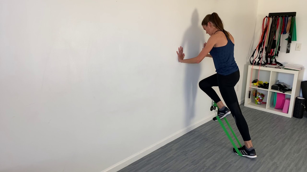 Wall Knee Drive with miniband YouTube