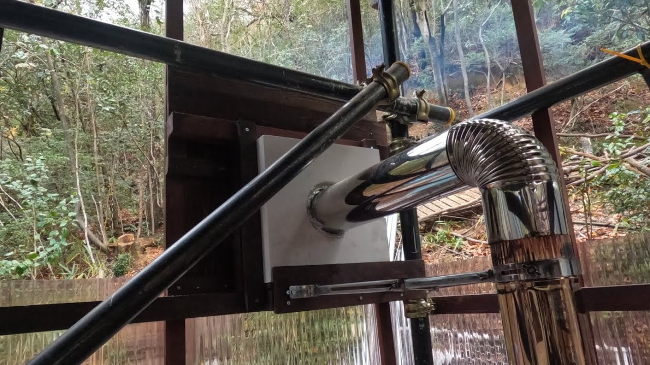 【山小屋023】山開拓とメガネ石の設置　diy